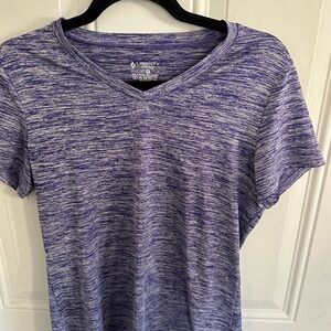 Athletic material workout top